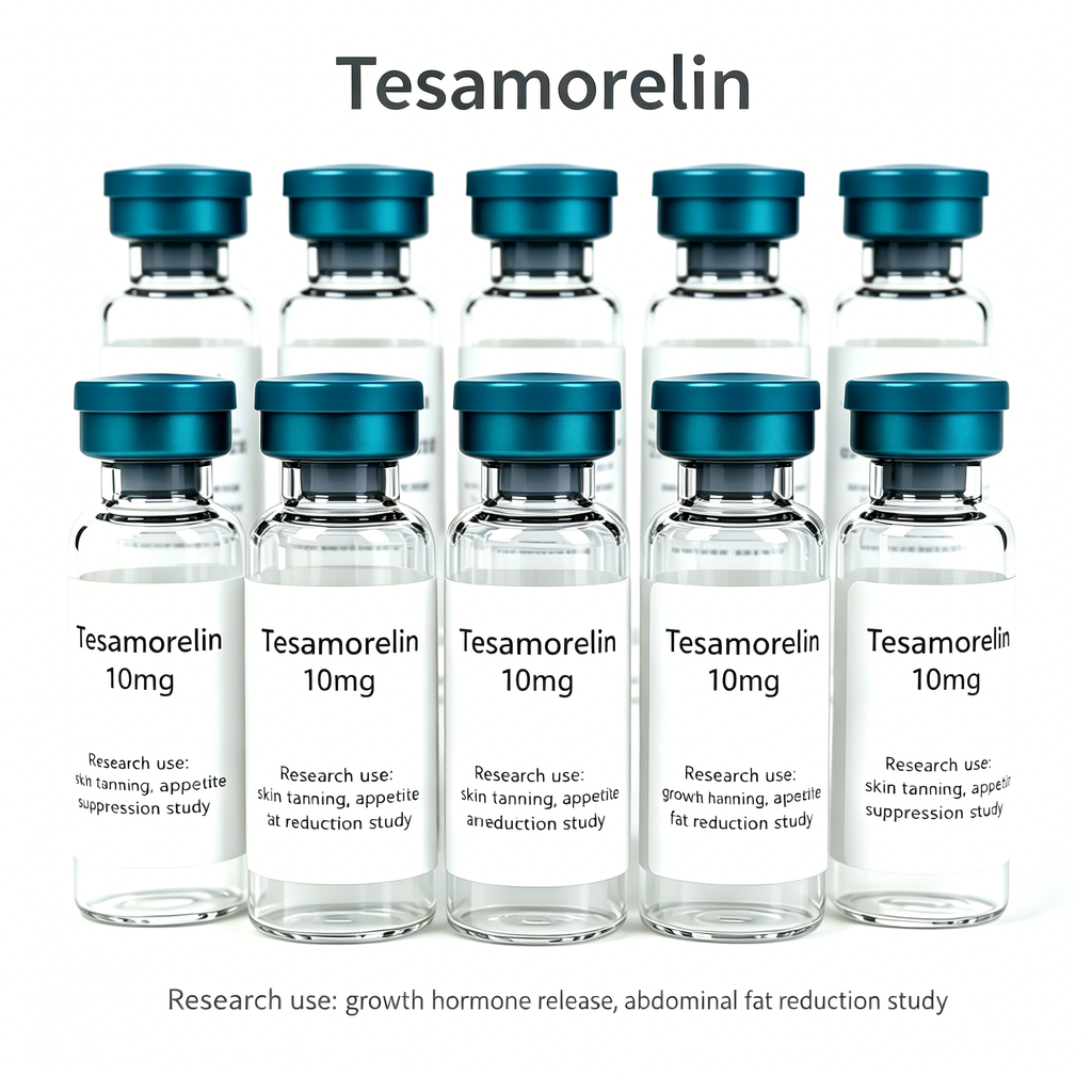 Tesamorelin 10mg Research Peptide Vial