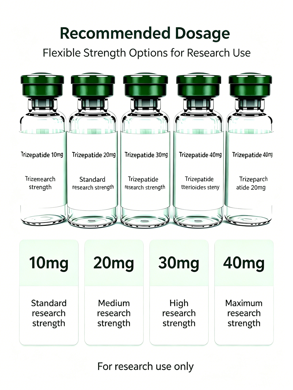 Trizepatide Dual Receptor Weight Management Peptide Vial