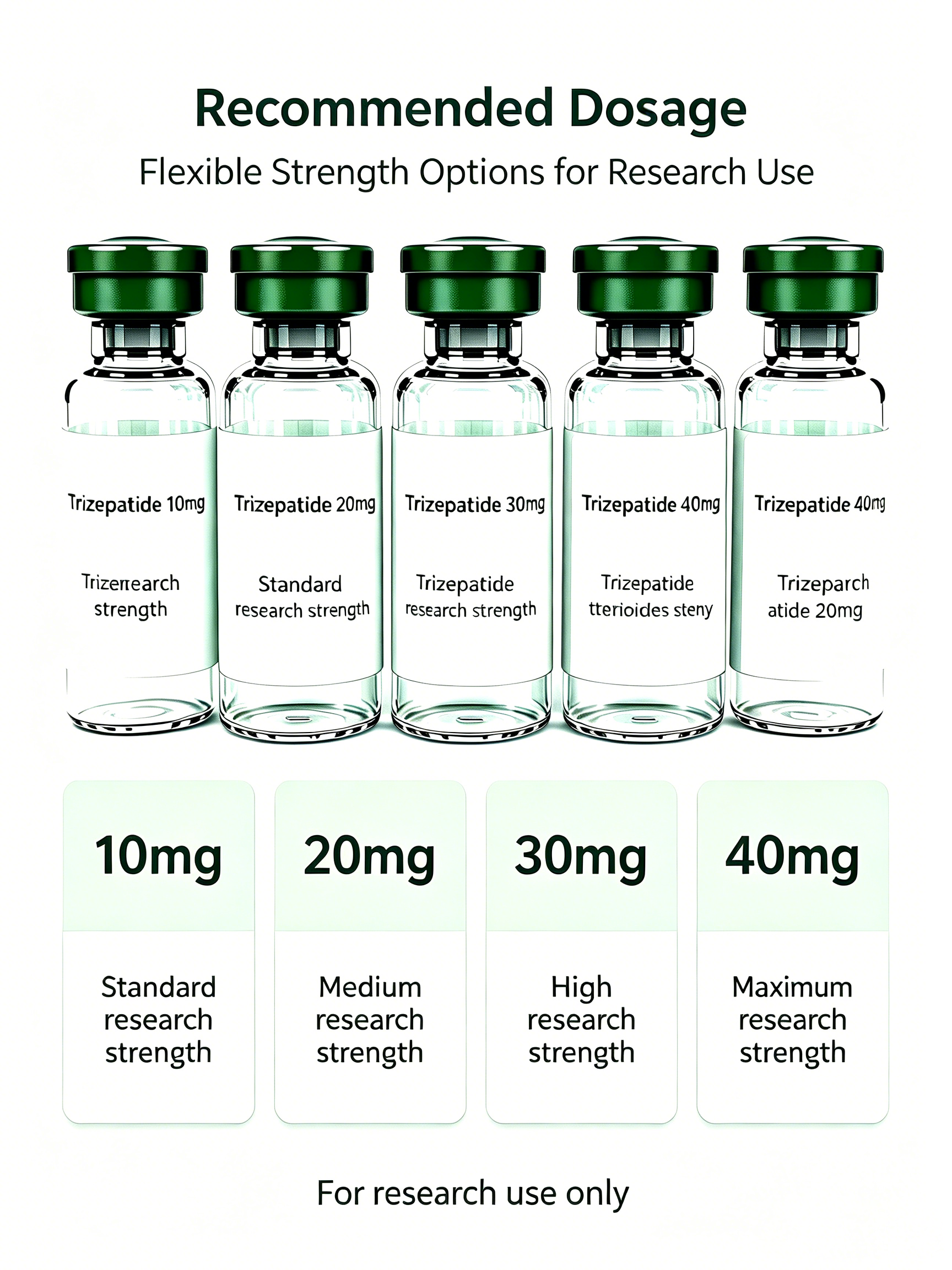Trizepatide Dual Receptor Weight Management Peptide Vial