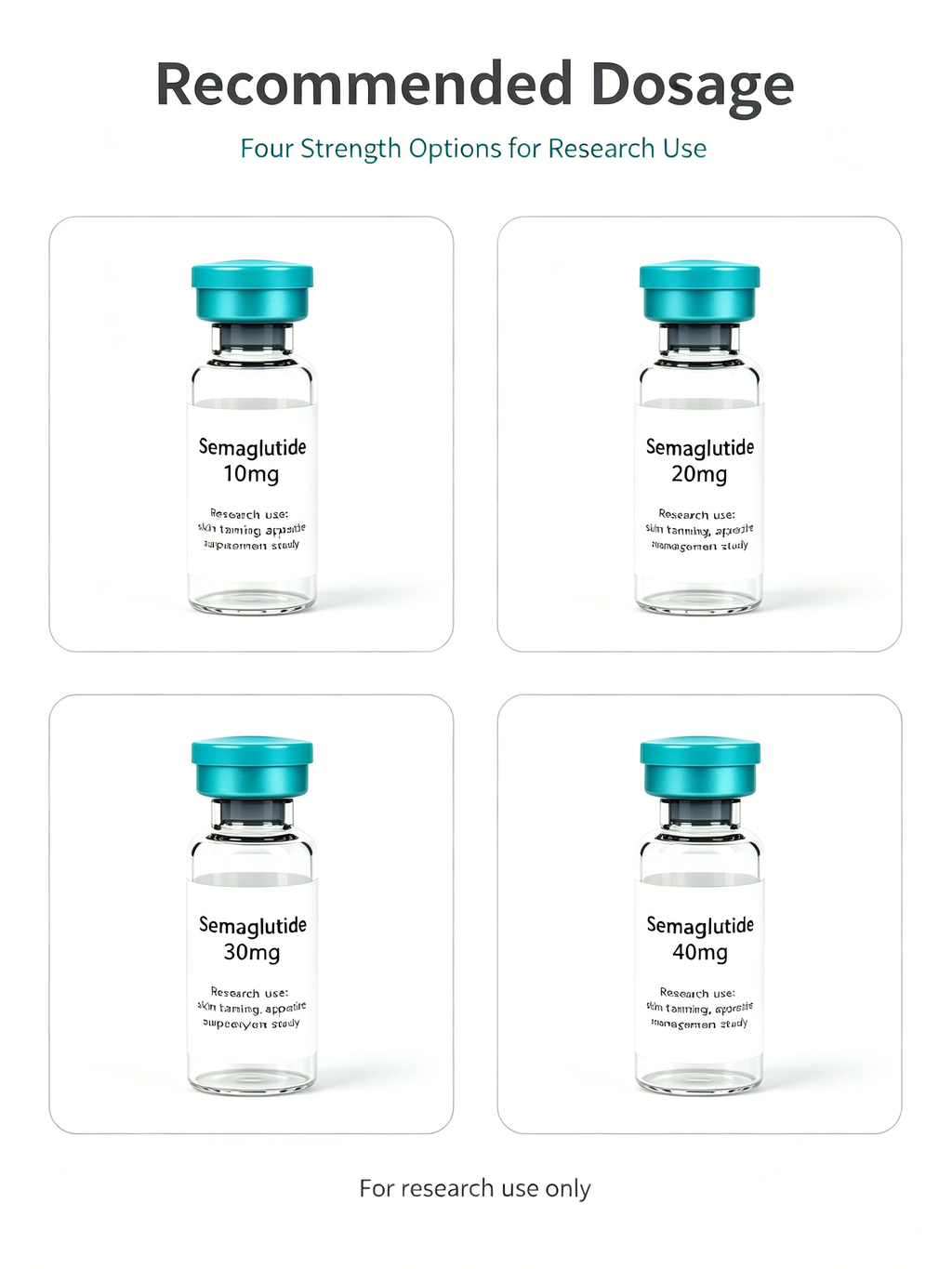 Semaglutide Weight Management Research Peptide Vial
