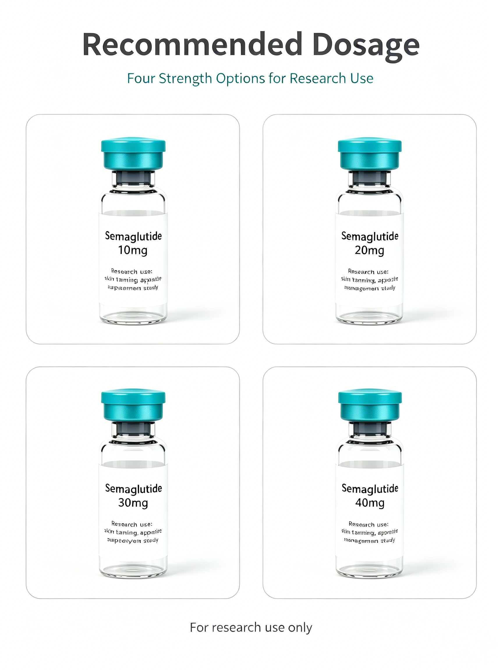 Semaglutide Weight Management Research Peptide Vial