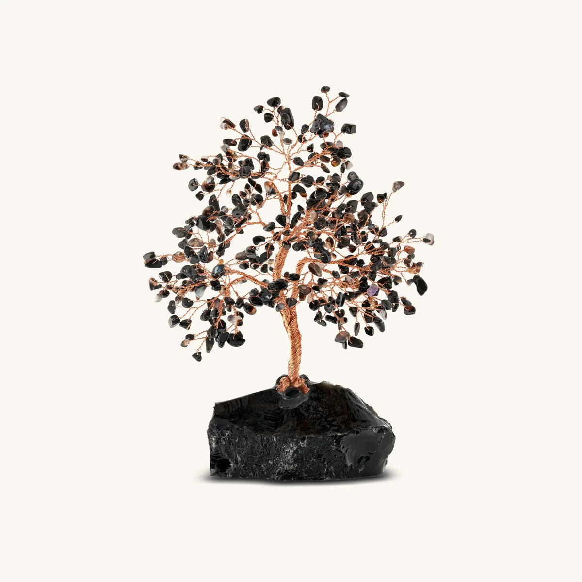 Grounded Awareness Black Onyx Feng Shui Tree