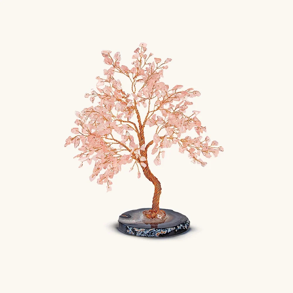 Love Harmony Rose Quartz Feng Shui Medium Tree