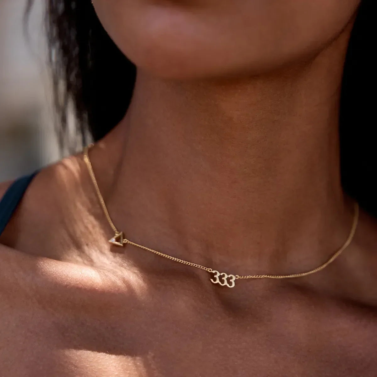 333 Ascension Triangle Necklace