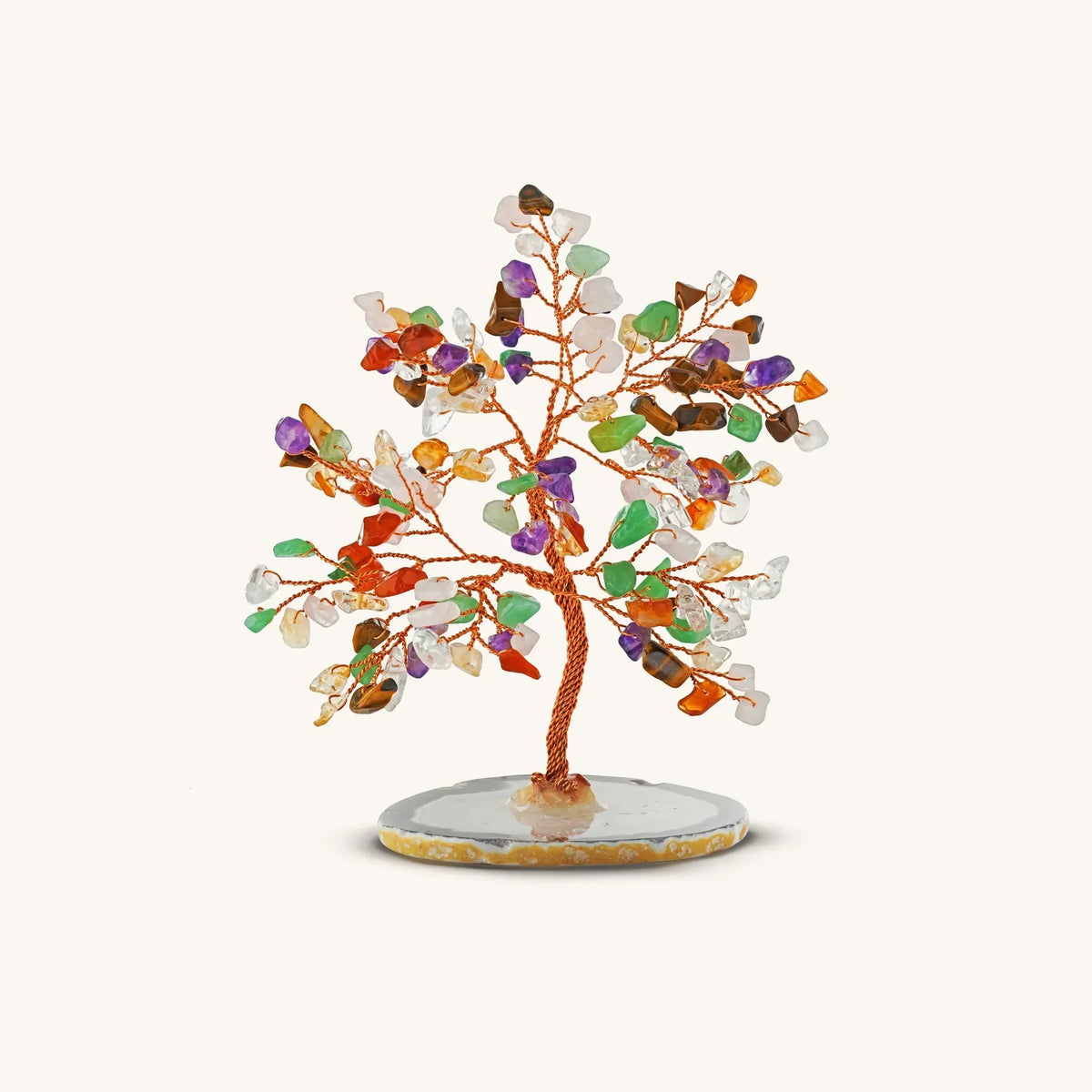 Invigorated Spirit Multi-Stone Feng Shui Small Tree