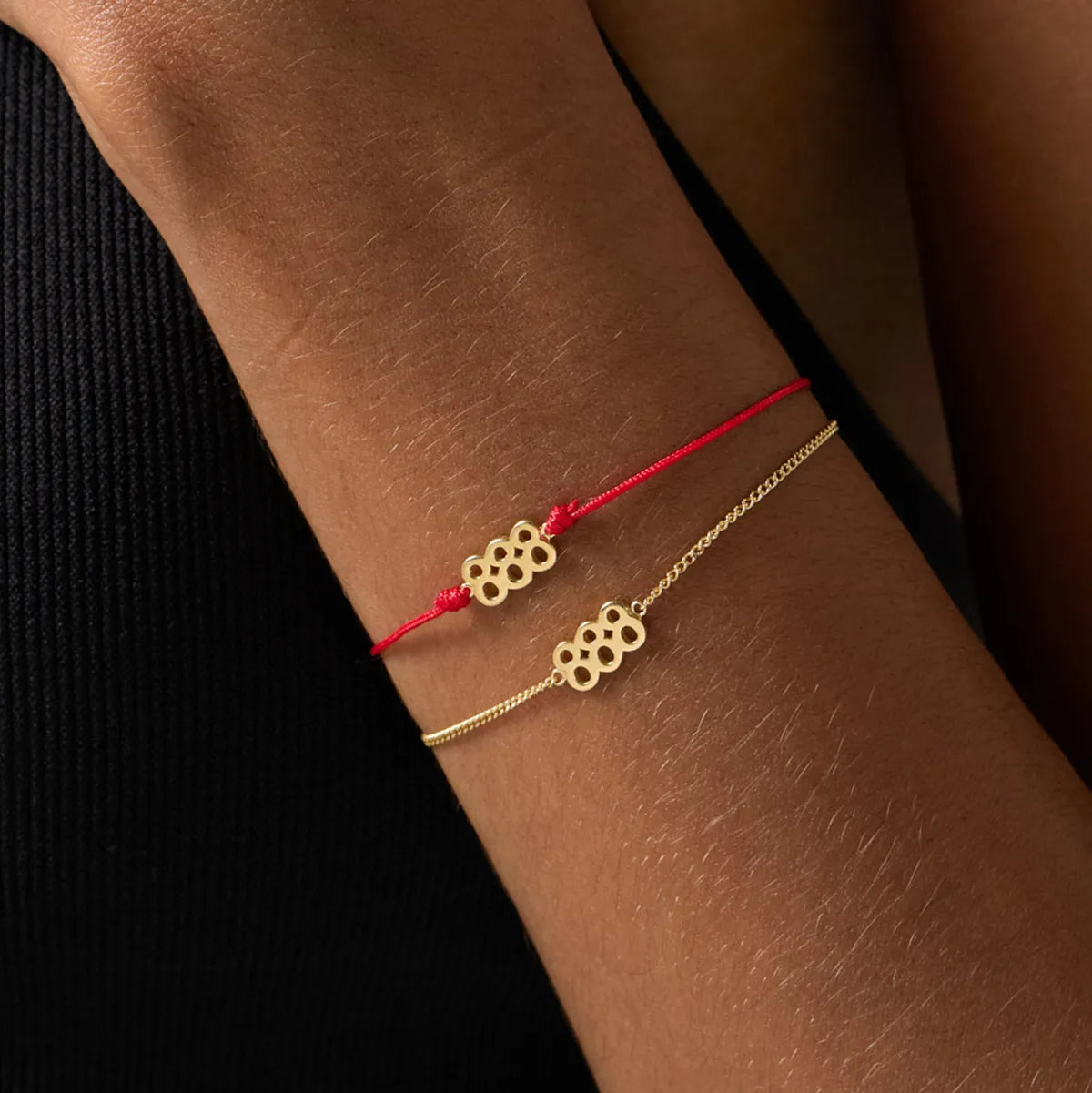 888 Abundance Red String Bracelet
