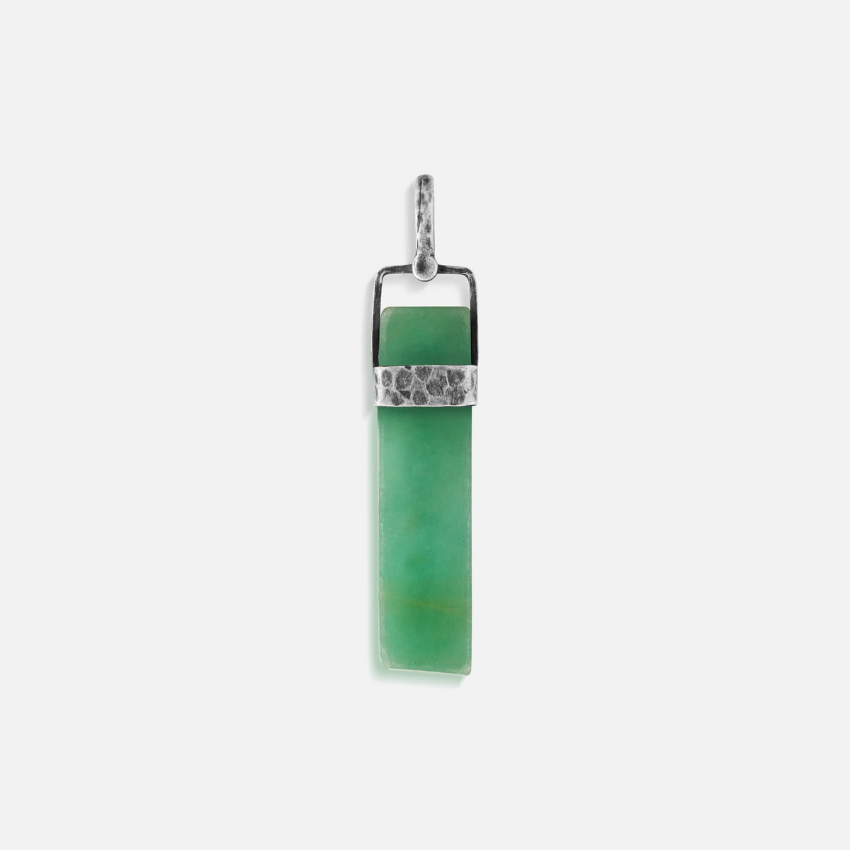 Abundant Command Aventurine Slab Charm