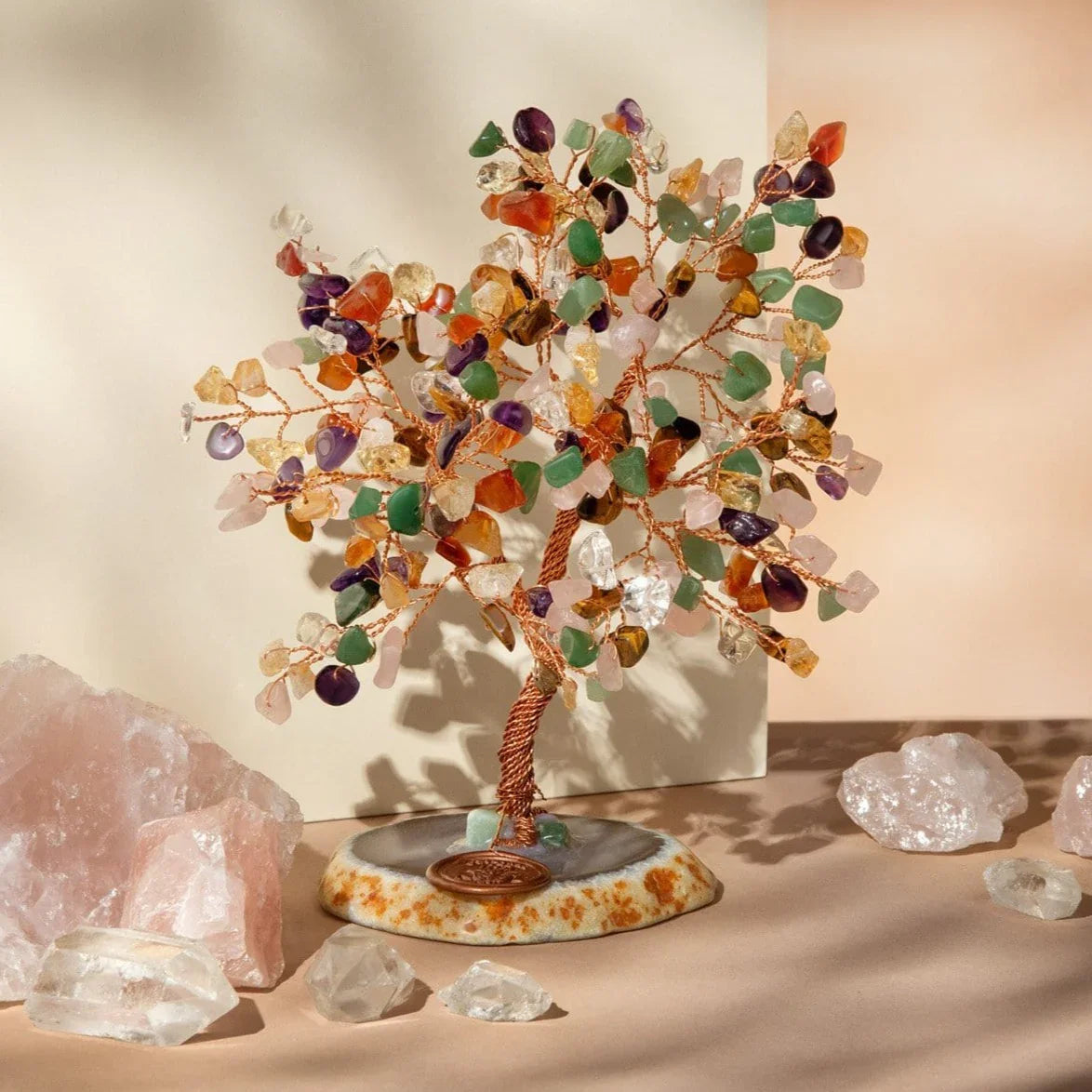 Invigorated Spirit Multi-Stone Feng Shui Large Tree
