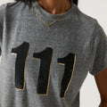 111 Lila Heather Grey Tee