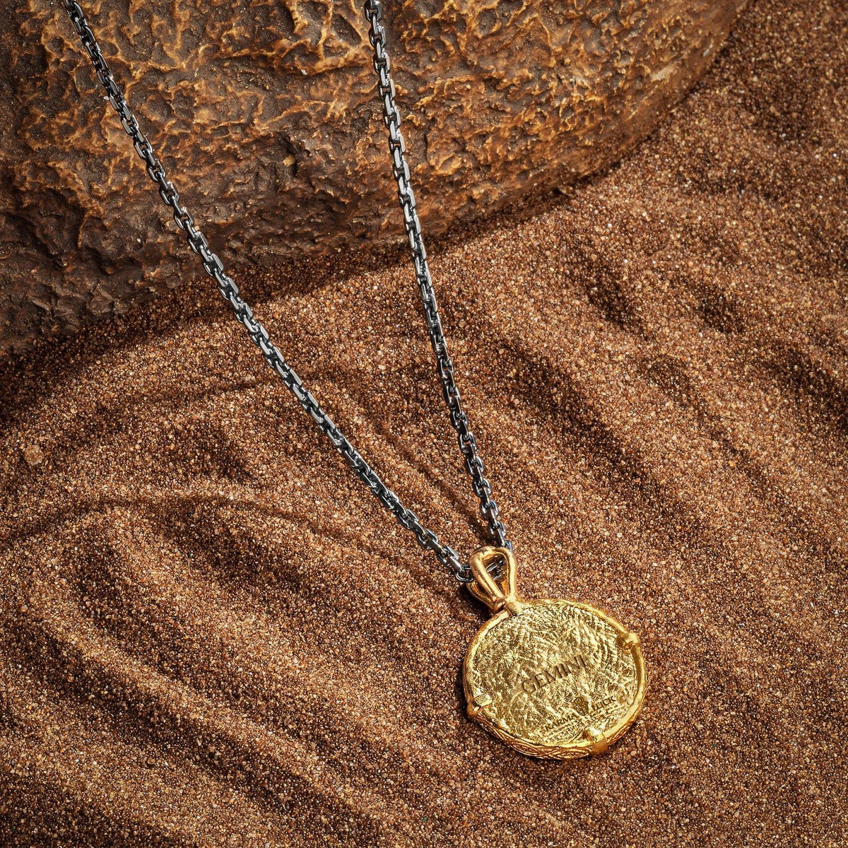 Amusing Charm - Gemini Zodiac Onyx Necklace