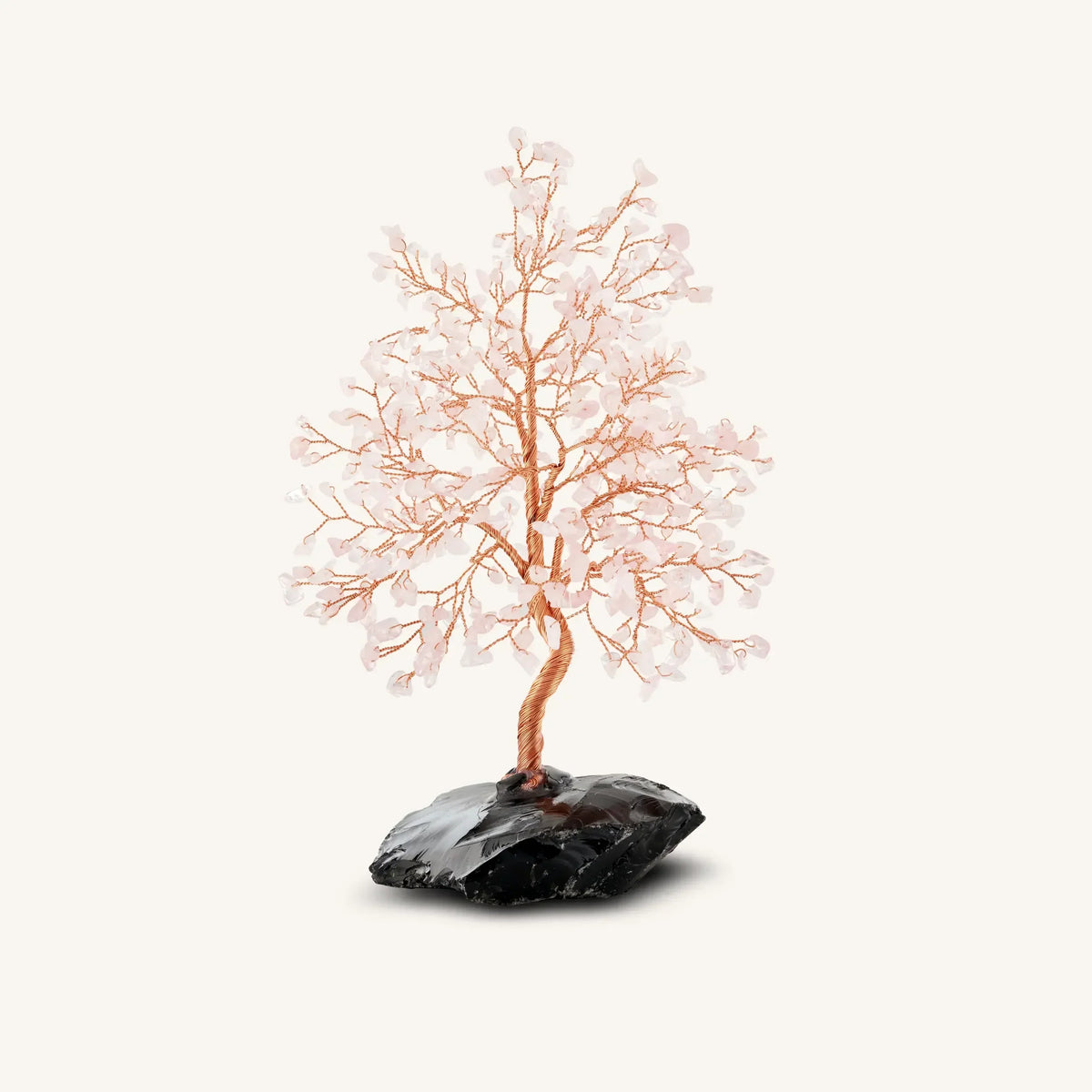 Groovy Dreamer Rose Quartz & Onyx Feng Shui Tree