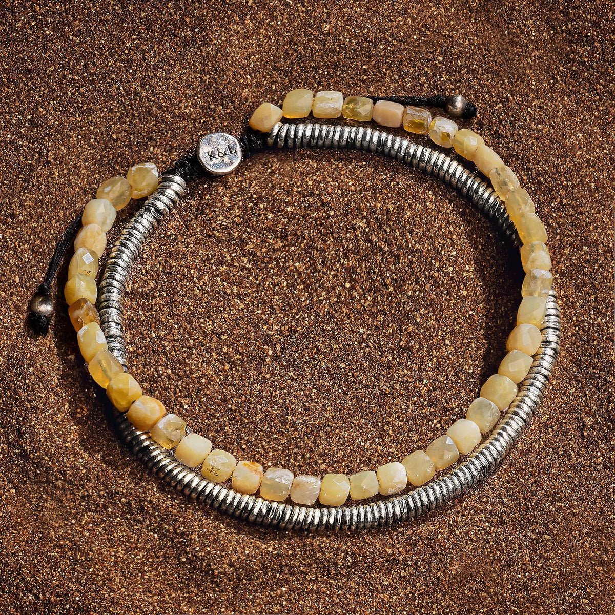 Absolute Clarity - Citrine Heishi Bracelet