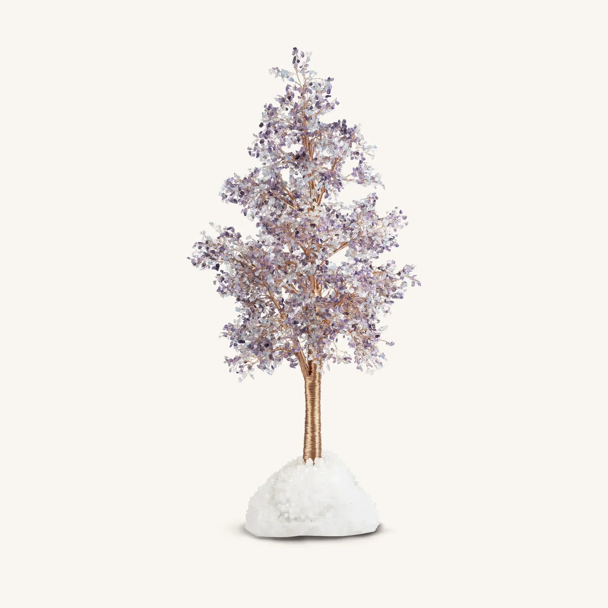 Exquisite Grace Aquamarine & Amethyst Feng Shui Tree