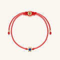 Abundant Faith Star of David Red String Bracelet