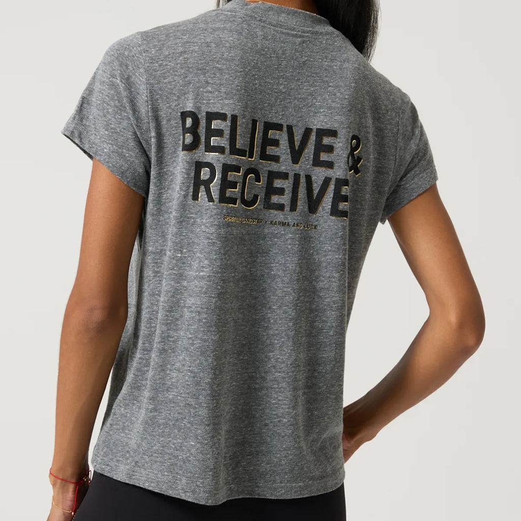 111 Lila Heather Grey Tee